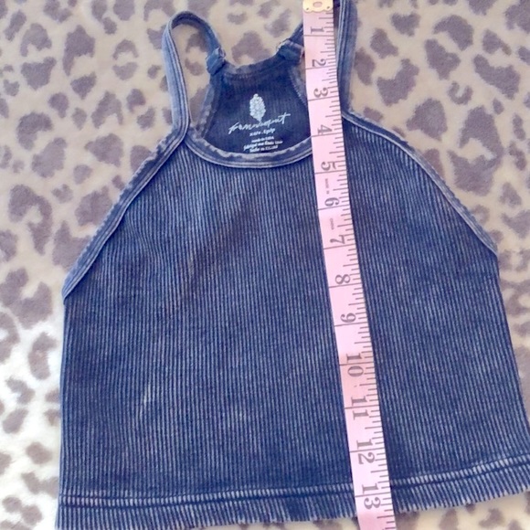 Free People FP MOVEMENT Happiness Runs Crop Tank small washed blue - Picture 5 of 7